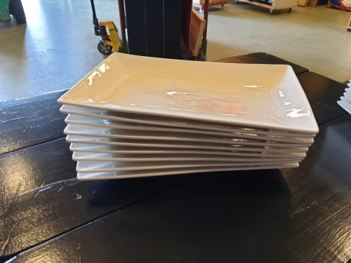 Dinerbord - Avantgarde - Rechthoek curve 32x20 cm (Krat 20 stuks)